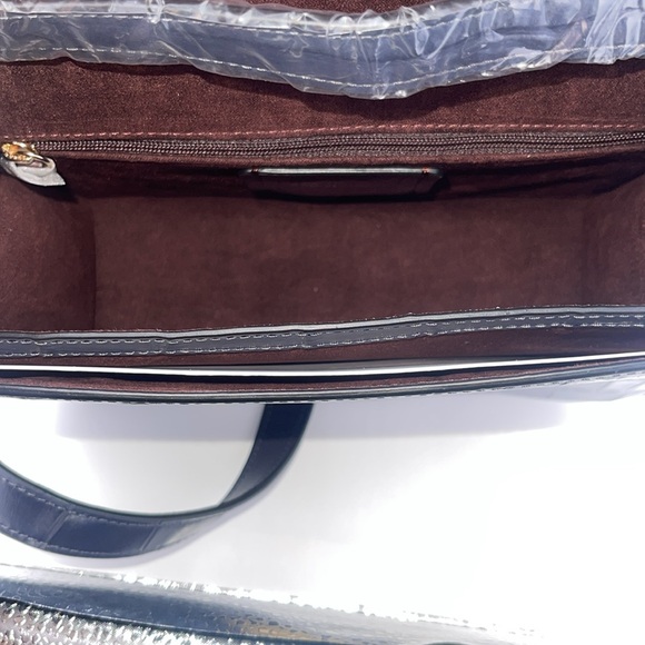 Coach Brynn Flap Crocodile Embossed and Smooth Leather Crossbody Bag NWT - Picture 11 of 11